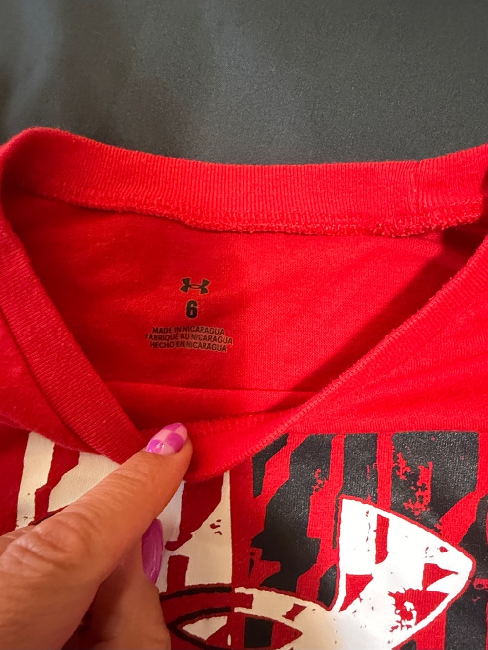 Under Armour Red & Blue Long Sleeve Active Tees - Boys - Picture 2 of 9